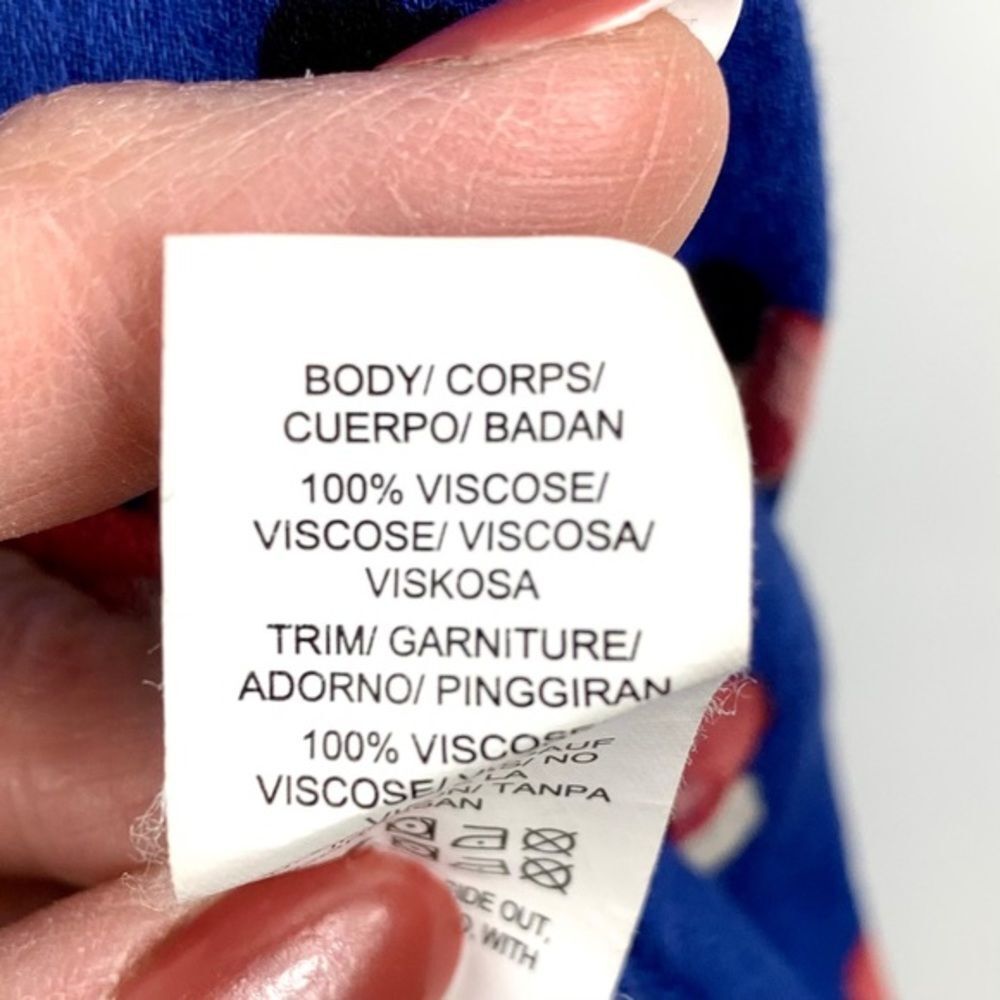 Lucky Brand Blue Print Top - Picture 8 of 11
